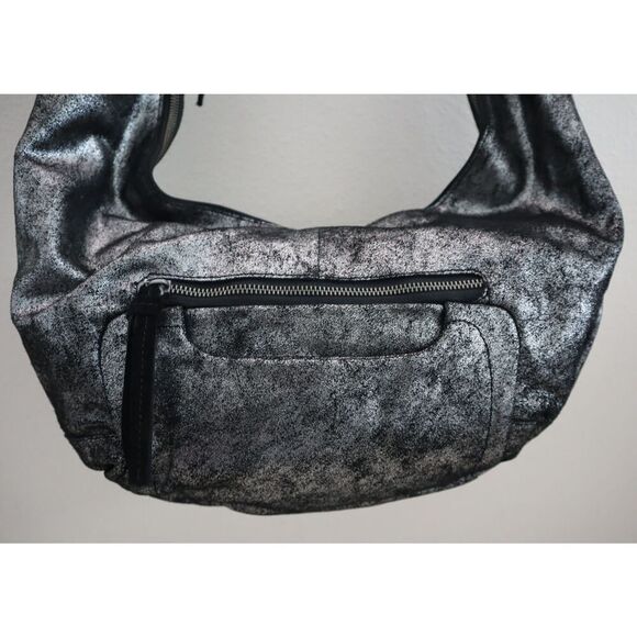 We The Free x Free People OB1676413 Black Metallic Sparta Sling Bag - Picture 9 of 16